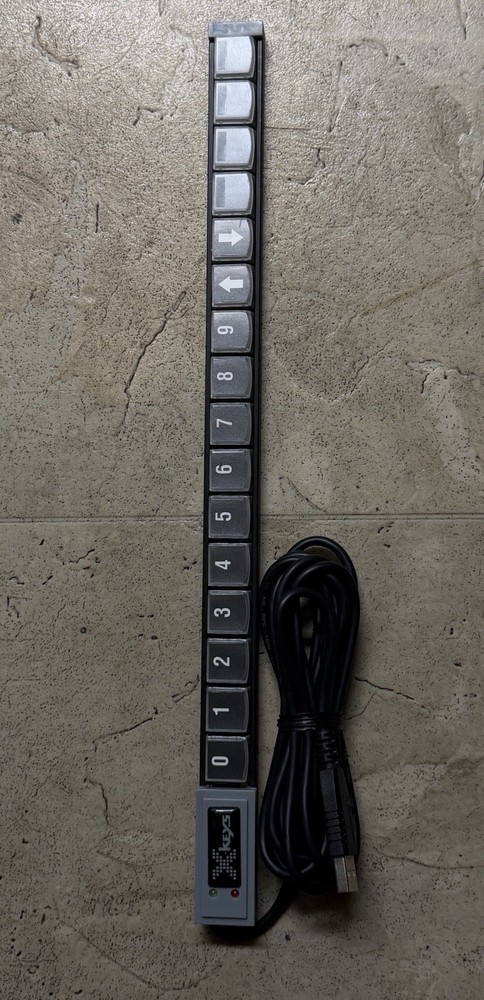 X-keys USB Stick Keys Programmable Keyboard 16 Key