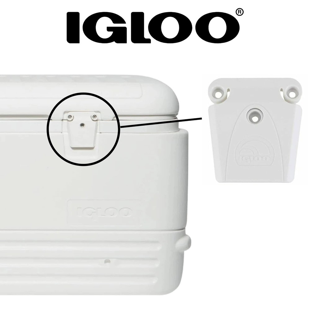 Universal Plastic Latch Closure, White