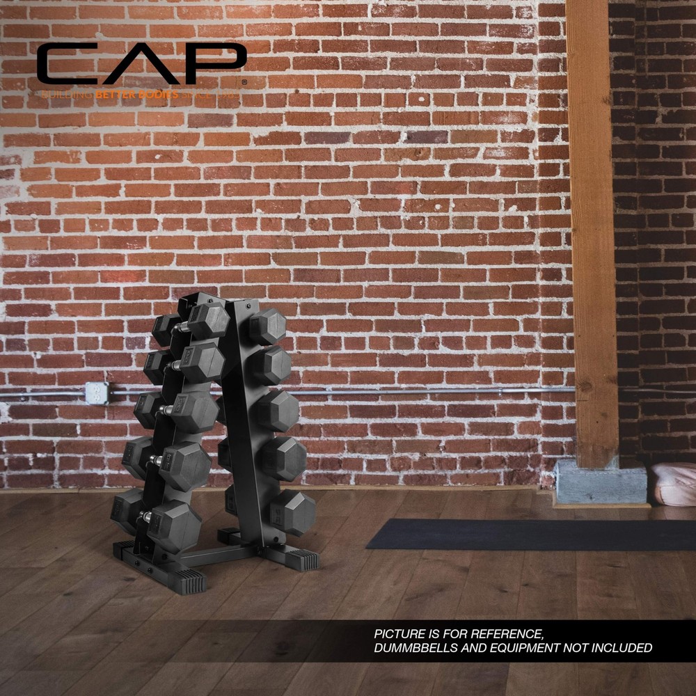 A-Frame Dumbbell Hand Weight Vertical Storage Rack - Carbon