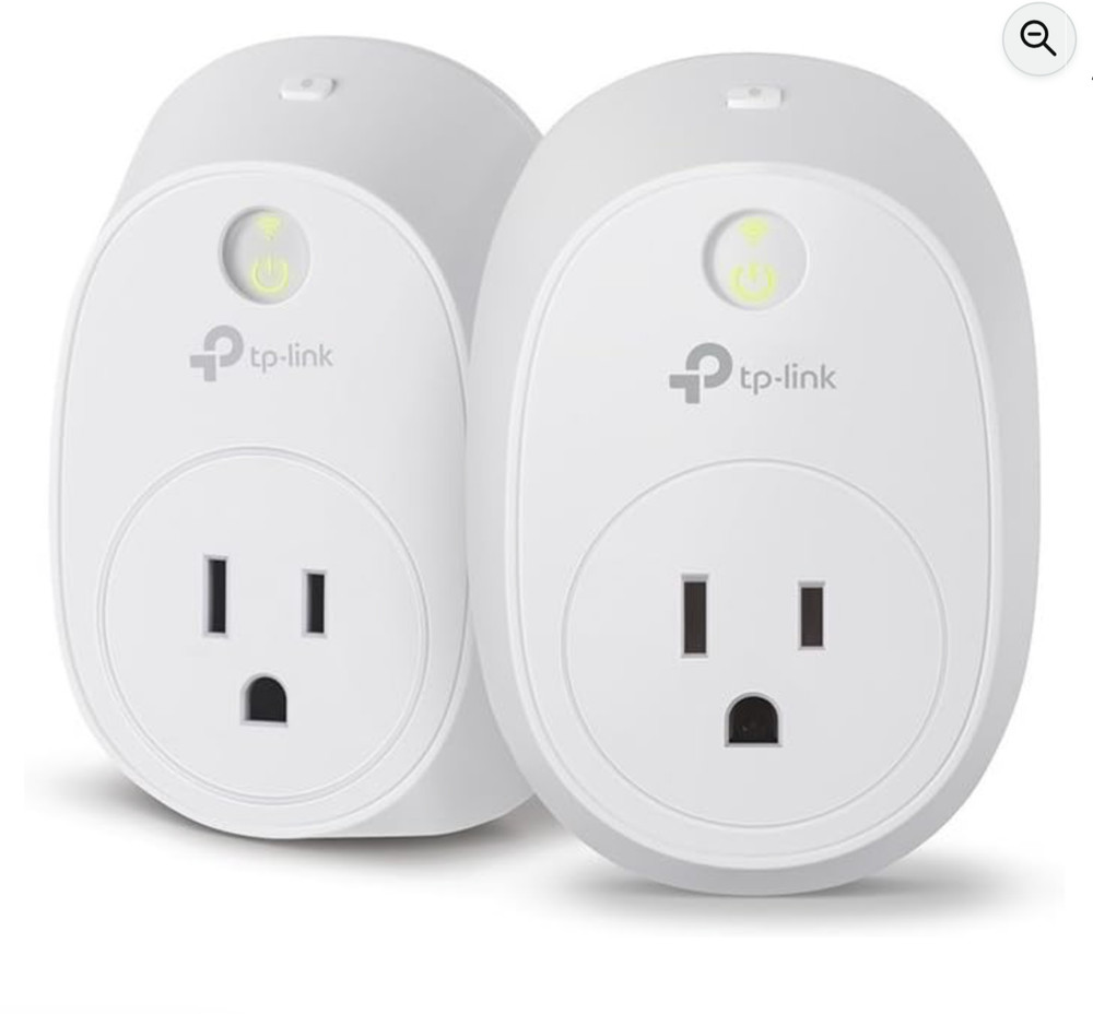 TP-Link Smart WiFi Plug 2-PACK HS100 Alexa Google Home Remote Control Outlet Ech