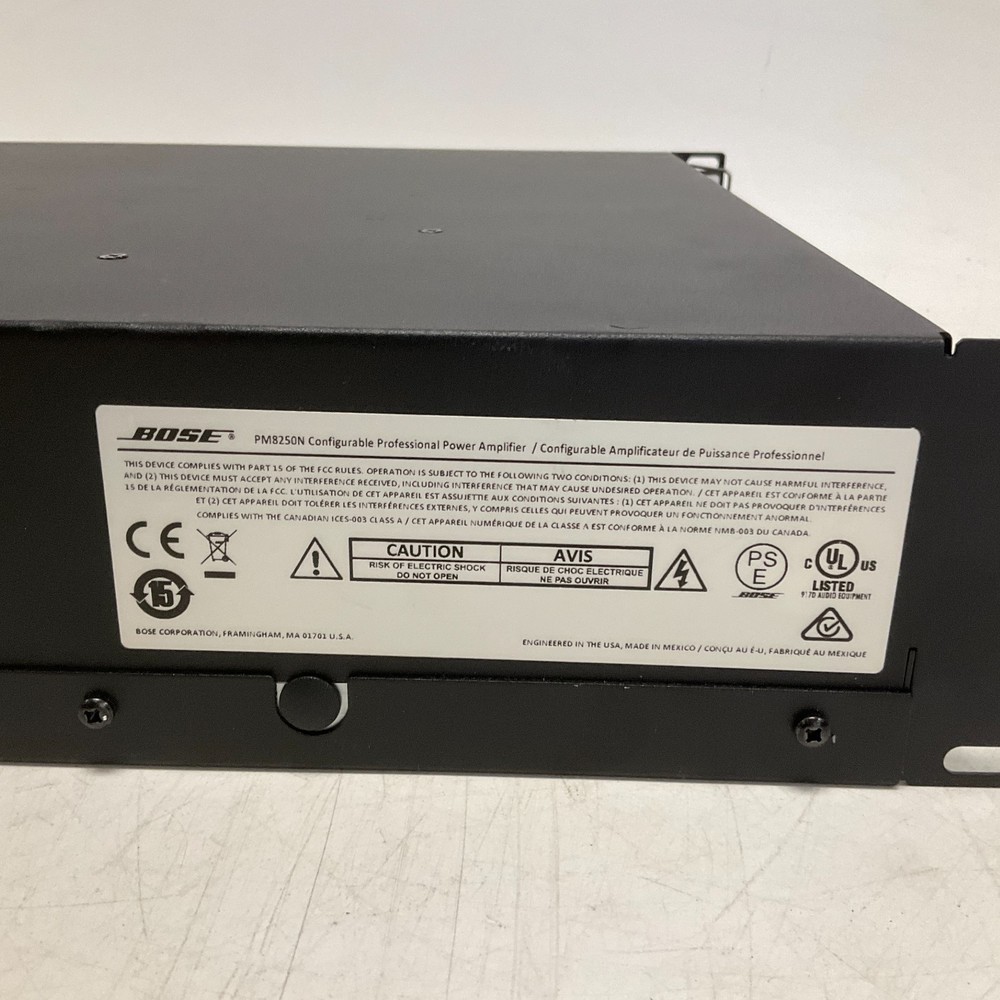 Bose PM8250N Configurable Professional Power Amplifier