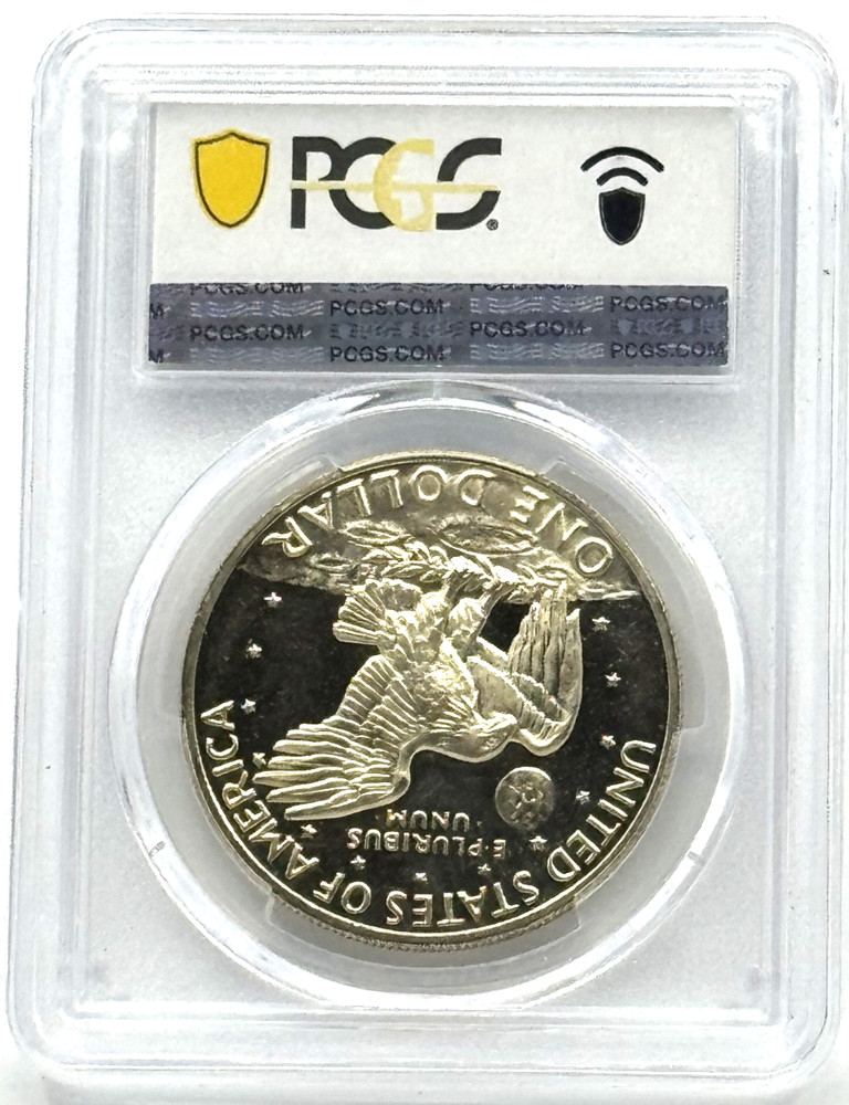 1971-S Eisenhower (Ike) Proof Silver Dollar PCGS PR67DCAM Blue Label