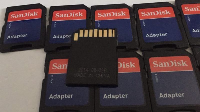 10pcs Micro SD to SD HC SDHC Memory Card Adapter Reader