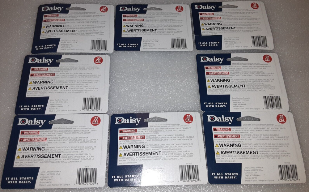 Daisy PRECISIONMAX POINTED Pellets .22 Caliber, 15.27 Gr, 2000 Count - Premium