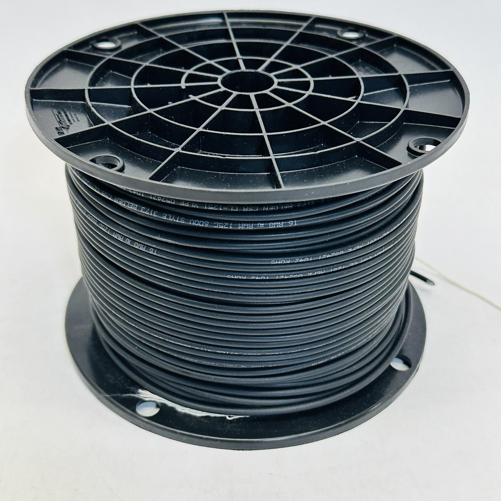 BELDEN HOOK-UP BLACK WIRE 500FT 35616010500
