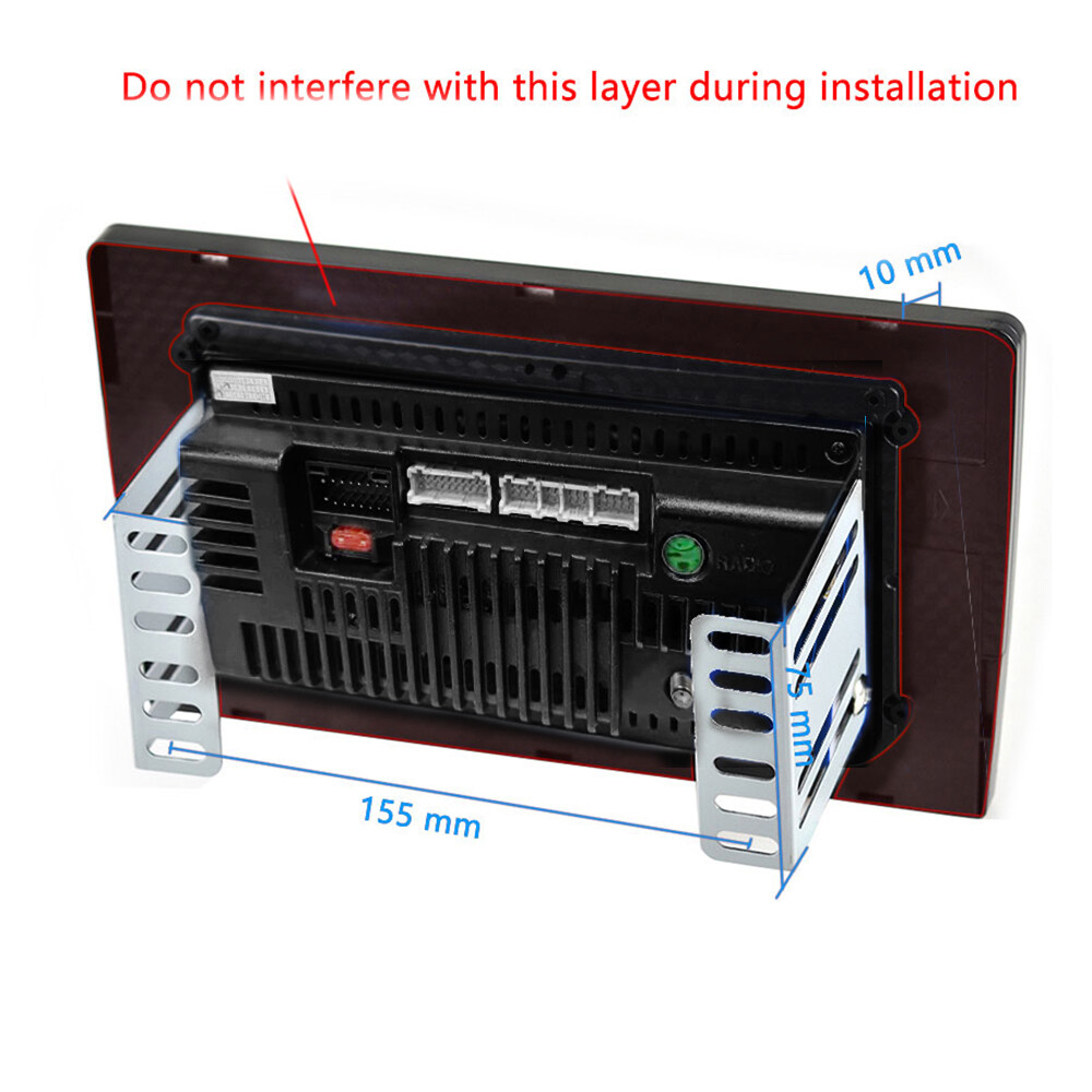 10.1" Inch Car Radio 2 Din Android 13 GPS Stereo Navi MP5 Player WiFi Quad Core