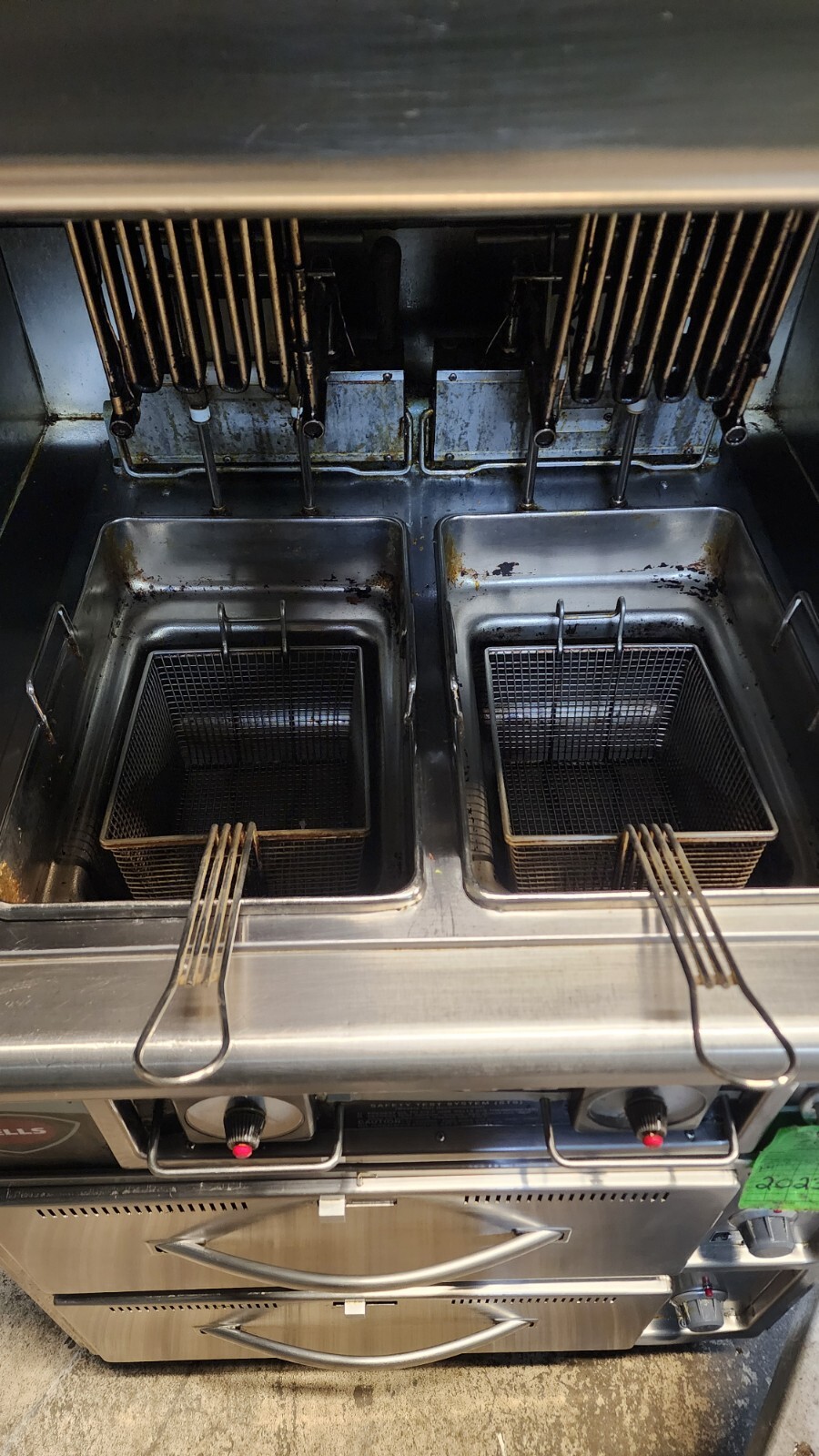 Wells Wvgf VCS2000 VENTLESS DOUBLE FRYER W/2 WARMER DRAWERS