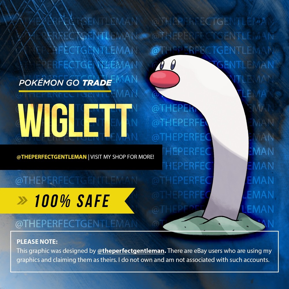 Wiglett Pokemon #960 GO