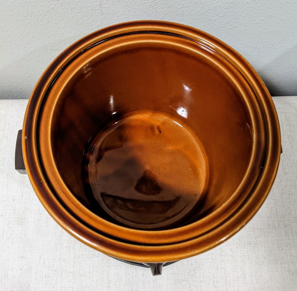 Vintage Brown Crock-Pot Rival 3100P