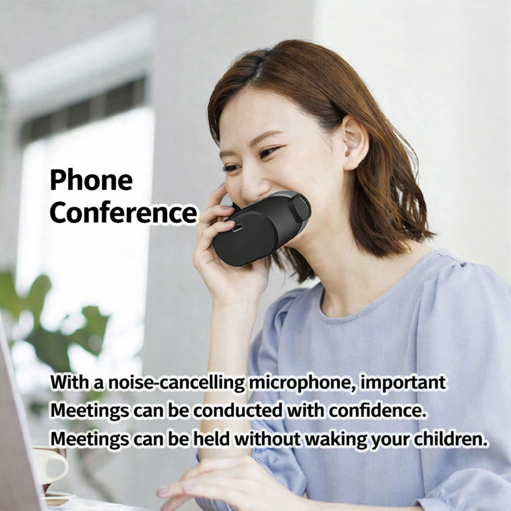 NEW Shiftall Mutalk 2 Voice Suppression Microphone Wireless Soundproof Japan
