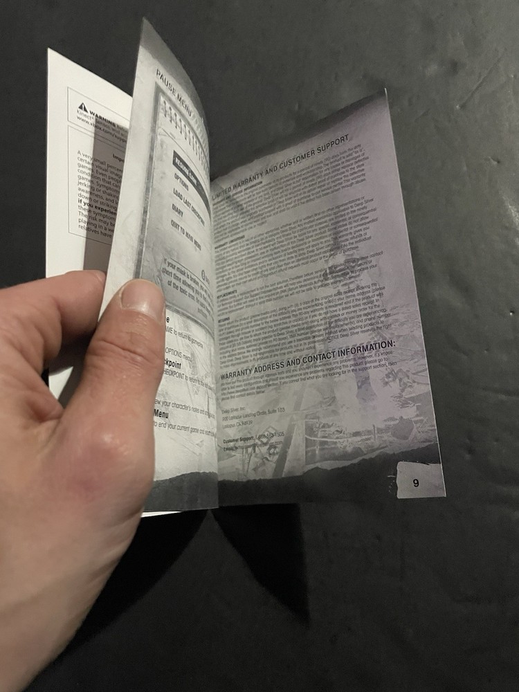 metro last light xbox 360 Manual only