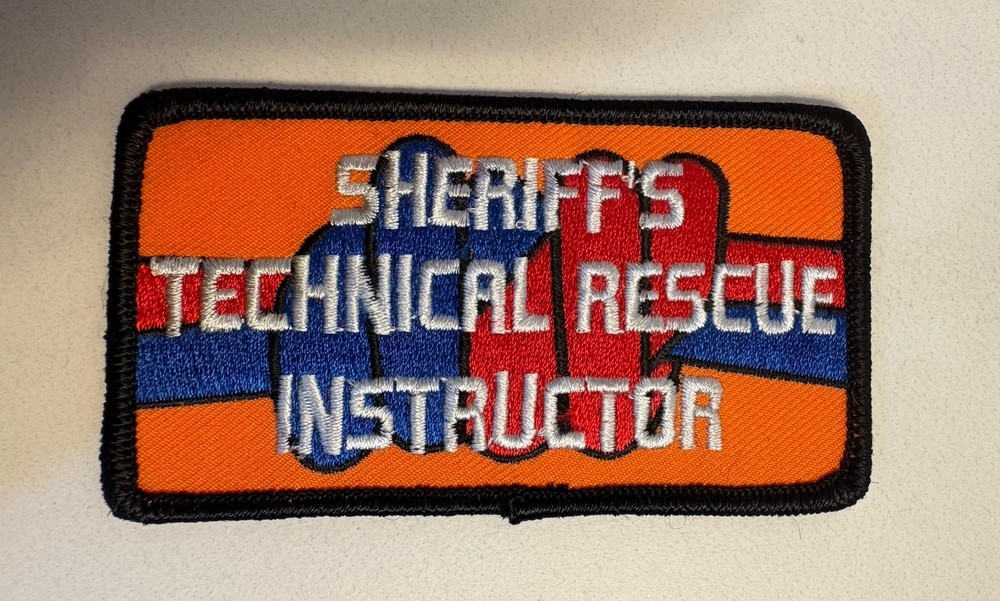 San Bernardino County California Sheriffs Technical Rescue Instructor Patch