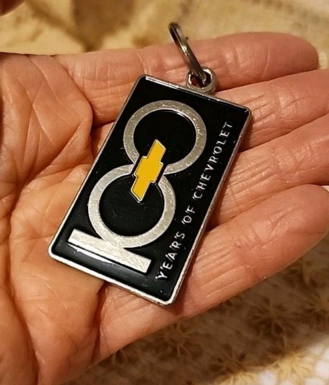 Chevrolet 100 Years Keychain Bowtie