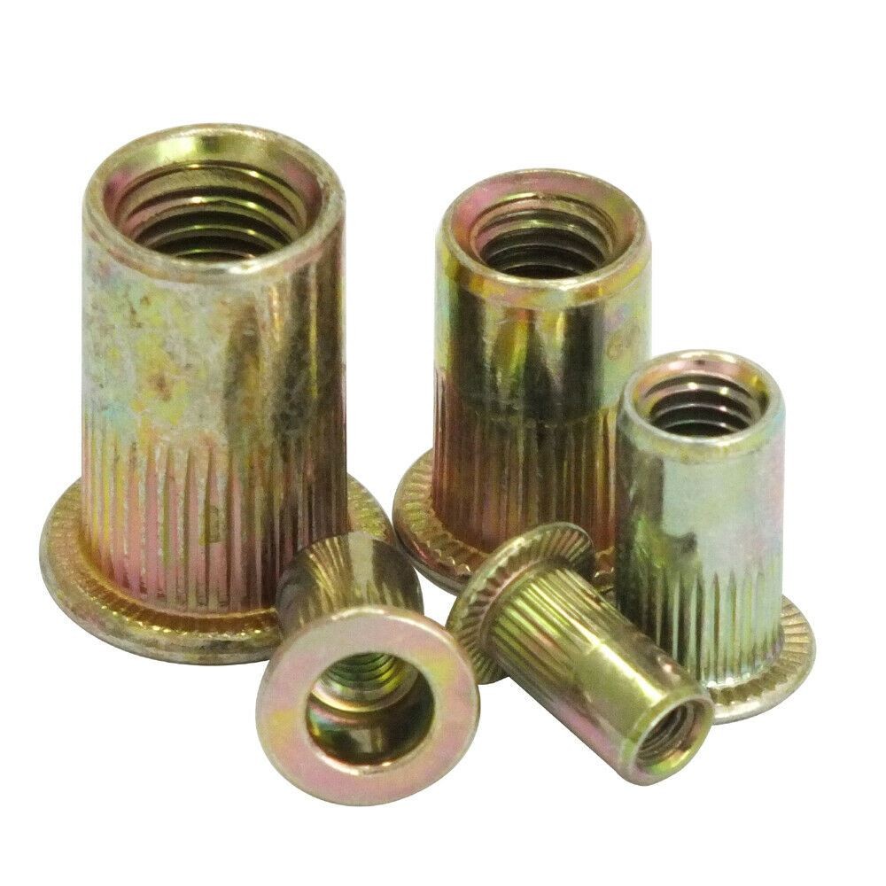 105pc Threaded Rivet Nut Insert Tool Rivnut Nutsert M4-M8 Kit Voche