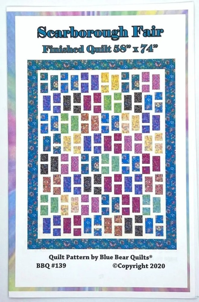 Scarborough Fair Pattern by Blue Bear Quilts