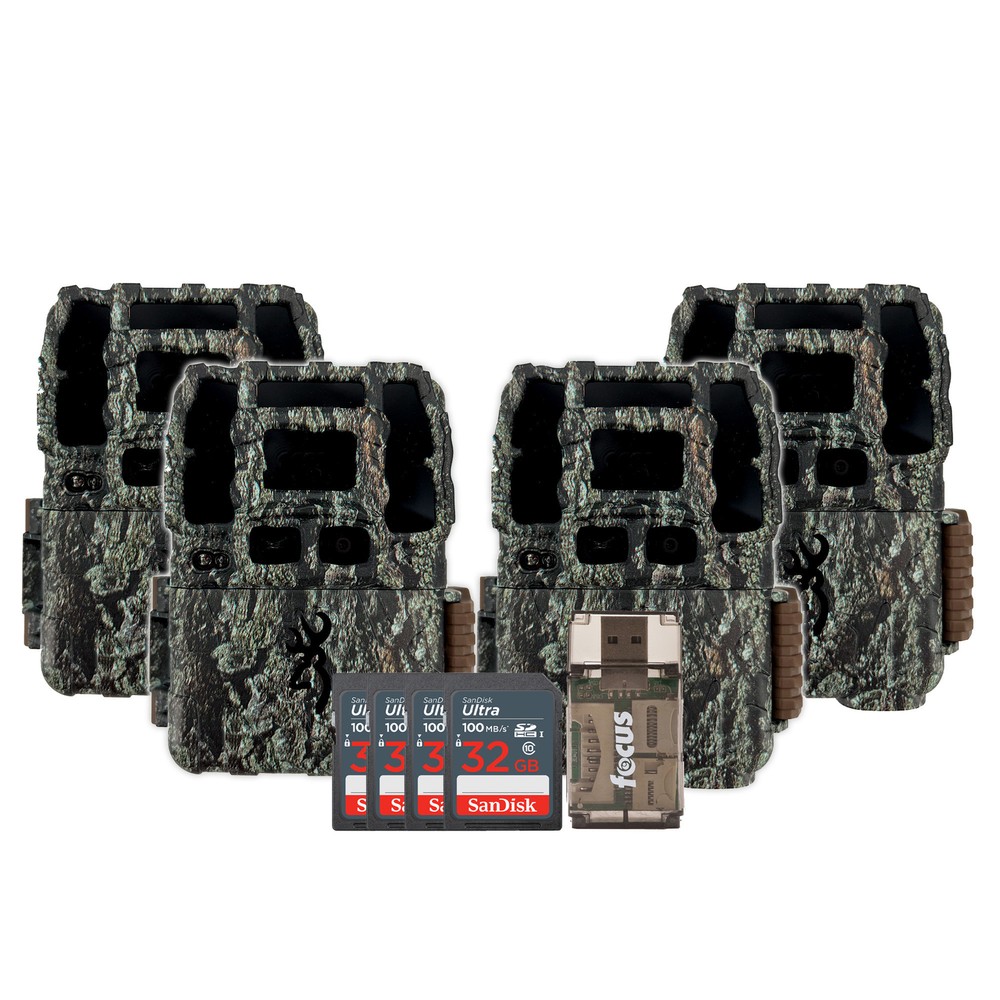 Browning Trail Camera Dark Ops Pro DCL NANO Trail Camera 4-Pack Bundle