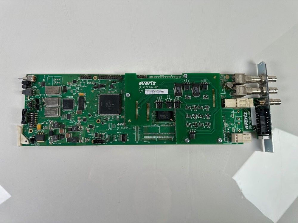 Evertz 7721DE4-HD +GPI HD/SD-SDI Quad Data Embedder +3RU