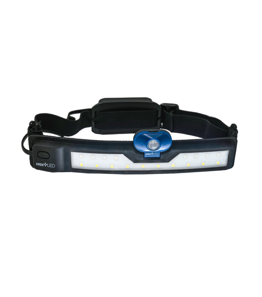 NextLED Multi-Function, Rechargeable Pro LED Headlamp, 3 Lights In 1, IP-54