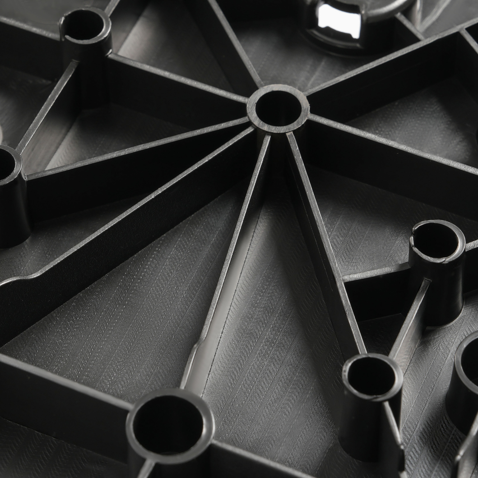 For Ford Transit-150/250/350 HD 2015-2023 RH Door Scuff Plate Protector Black