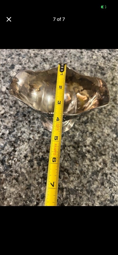 Vintage Silver Plated Compote/Trinket Dish