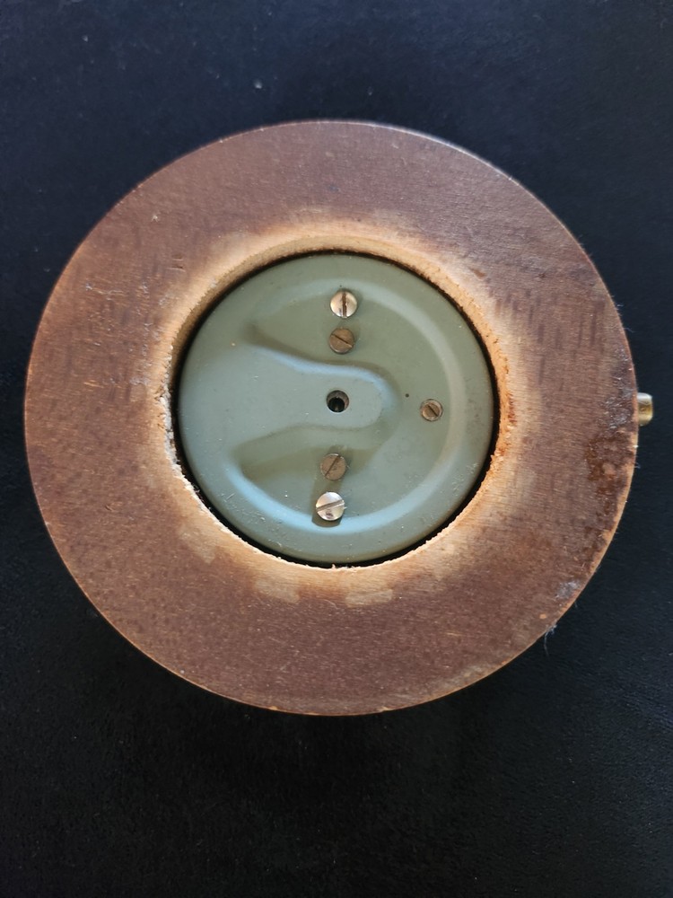 Vintage German Aneroid Barometer Round Wall Mount Untested