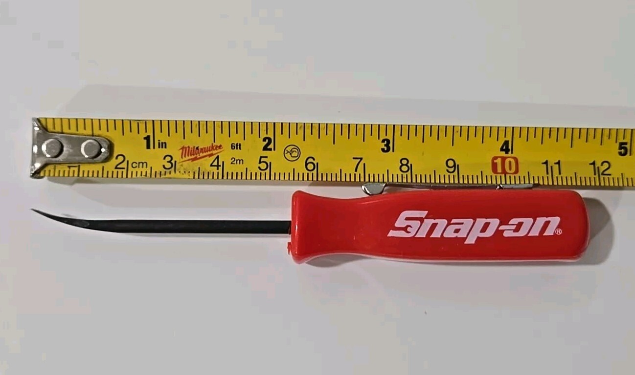 2PK SNAP ON TOOL BOX LOGO EMBLEM Chrome Plastic Badge Decal 8"+2 RED Pry bar !!!