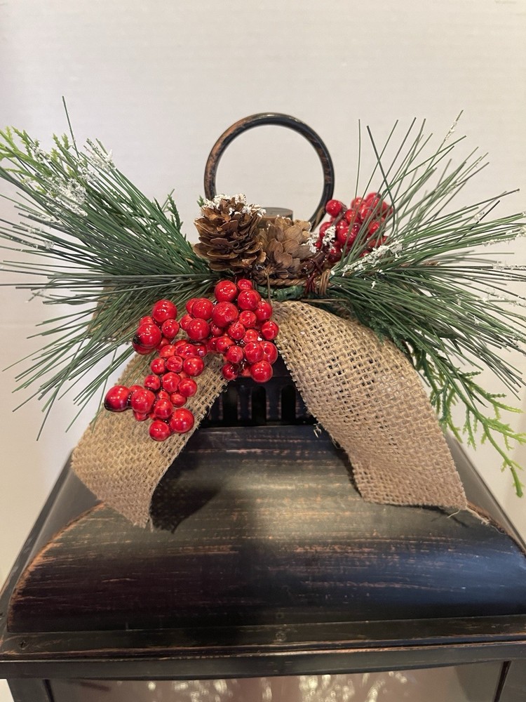 Log fire Lantern with 5 hr timer