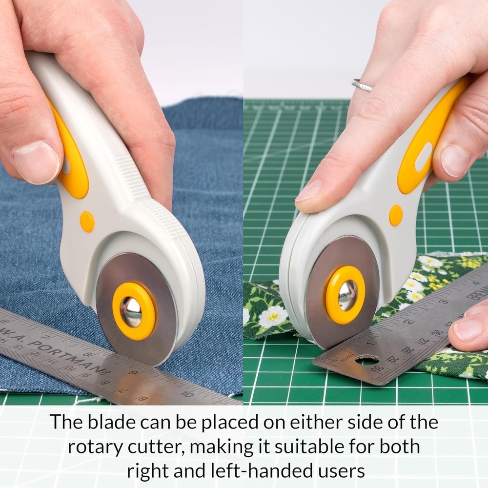 Fabric Cutter Set - Rotary Cutter & Cutting Mat Combo