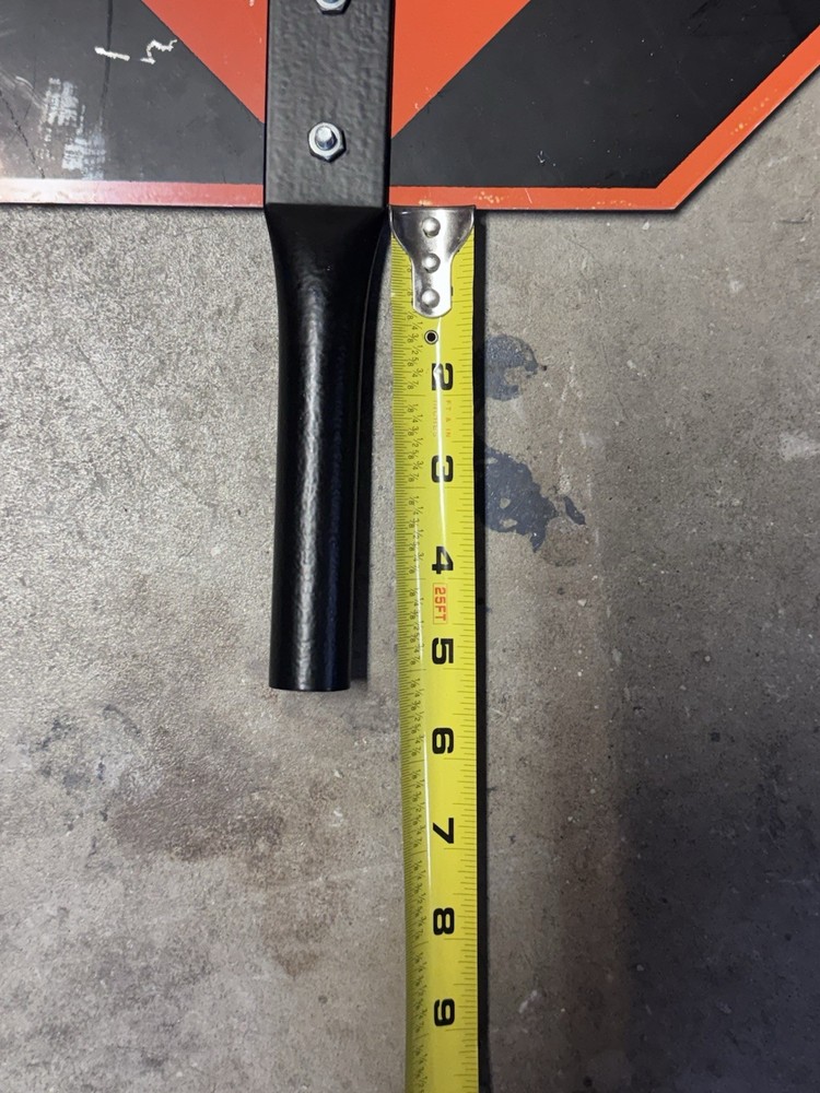 18 In. Reflective Stop/Slow 2-Sided Paddle