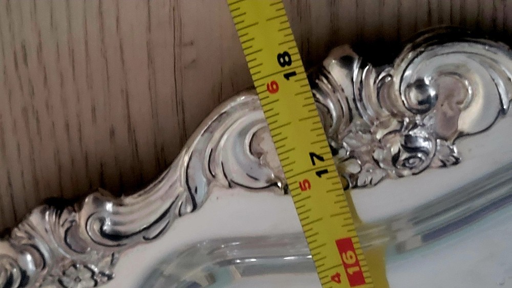 Rose Point 1200, by Wallace Silver Coffee/Teapot Silverplate Complete Set - 6 Pc