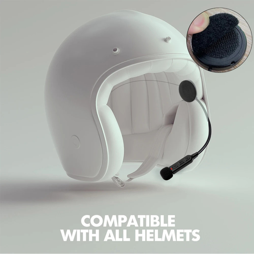 Motorcycle Helmet Bluetooth 5.3 Headset | Wireless Stereo Intercom | Hands-Free