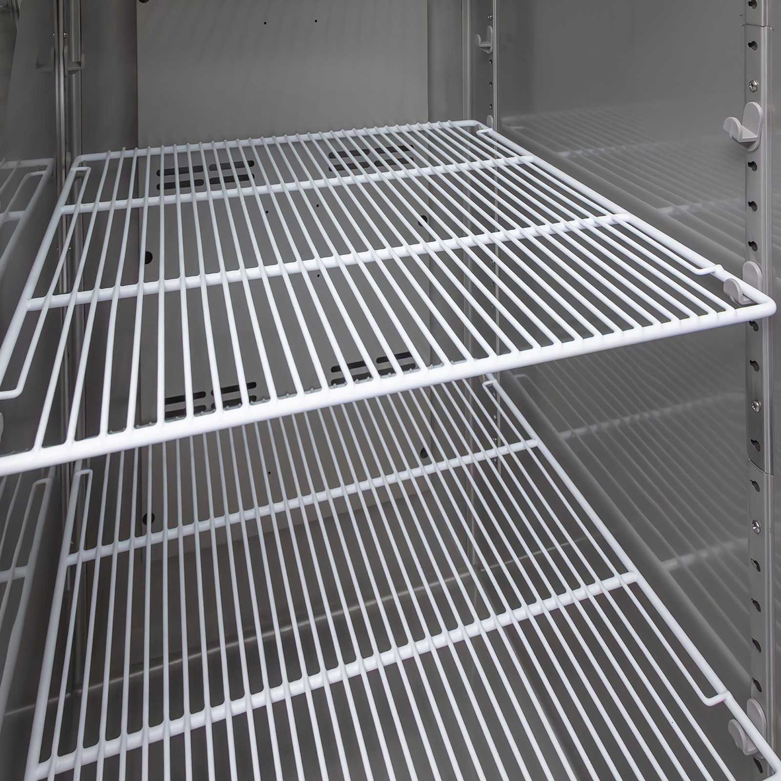 Commercial 54'' Reach-In Refrigerator Stainless Steel Solid 2 Doors 49 Cu.ft.