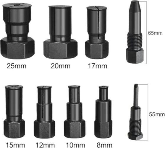 10 Piece Motorcycle Blind Internal Inner Insert Inside Bearing Extractor