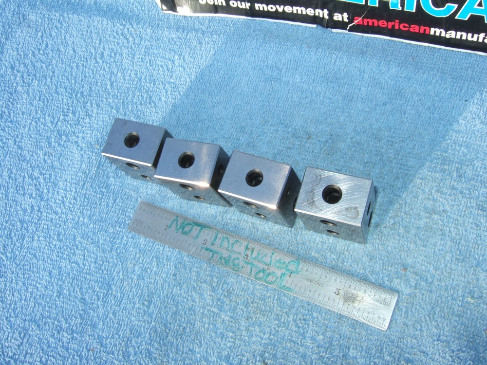 MOORE TOOL Co. BLOCKS (4) BLOCKS PARALLELS TOOLMAKER MACHINIST INSPECTION set A