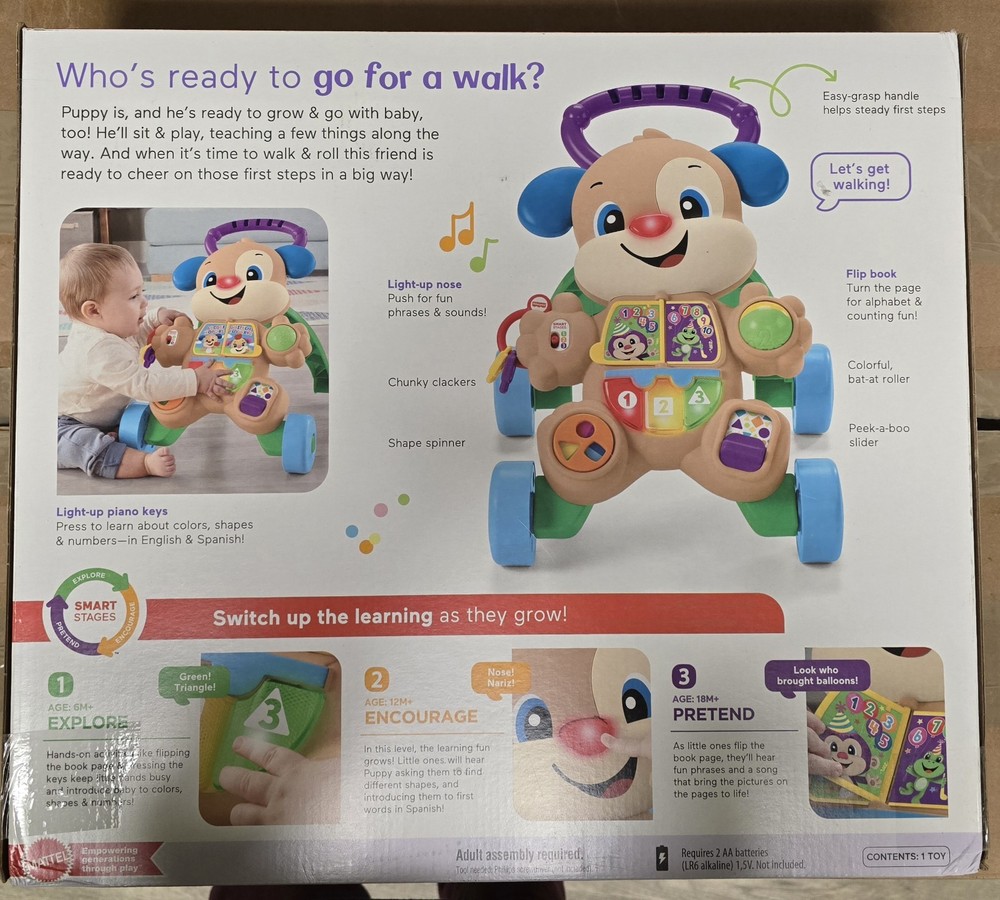 Baby Activity Walker Sit-to-Stand Interactive Learning Infant Walking Toy