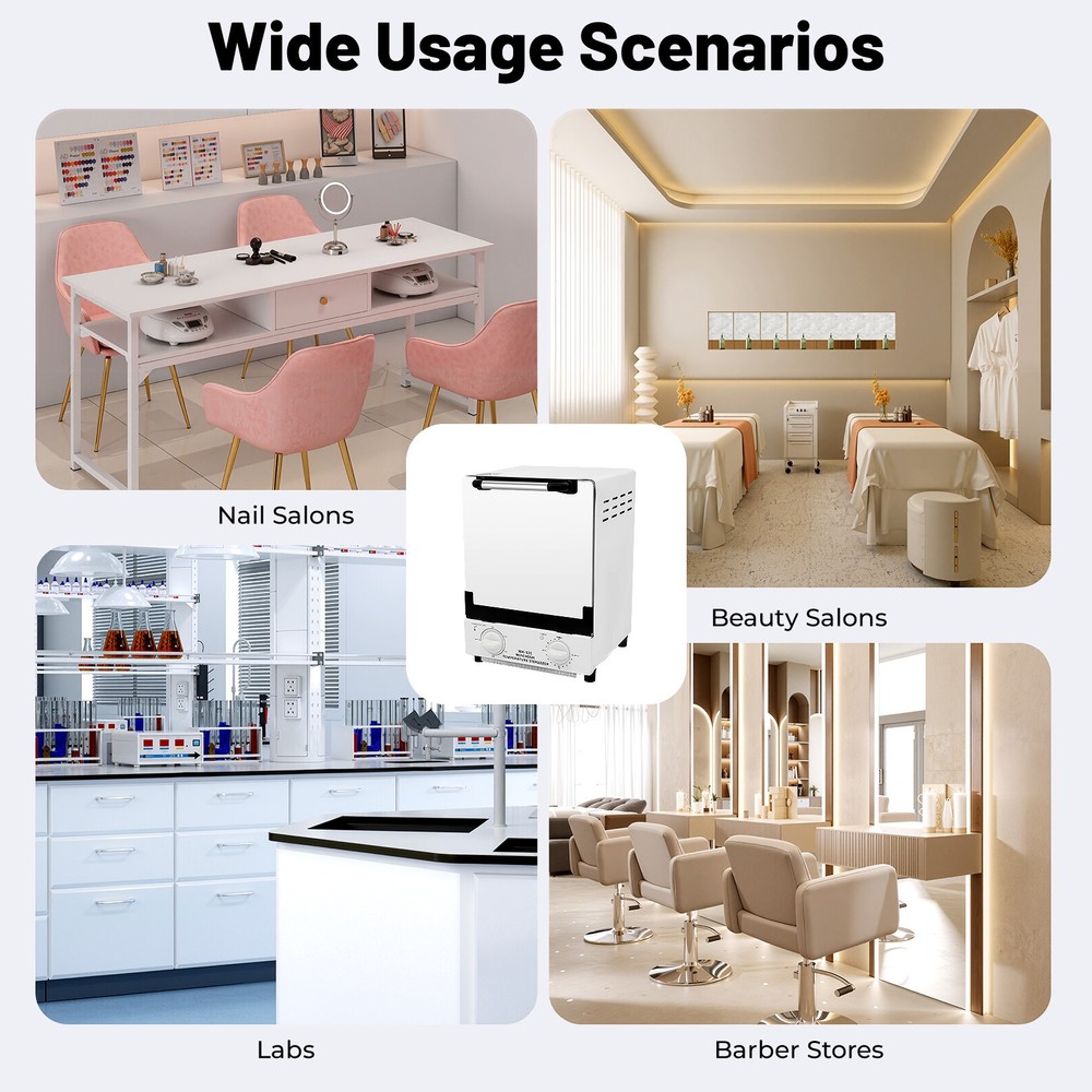 Nail Tool Cleaning Sterilizer Cabinet Multi-Function High Temperature Cabinet