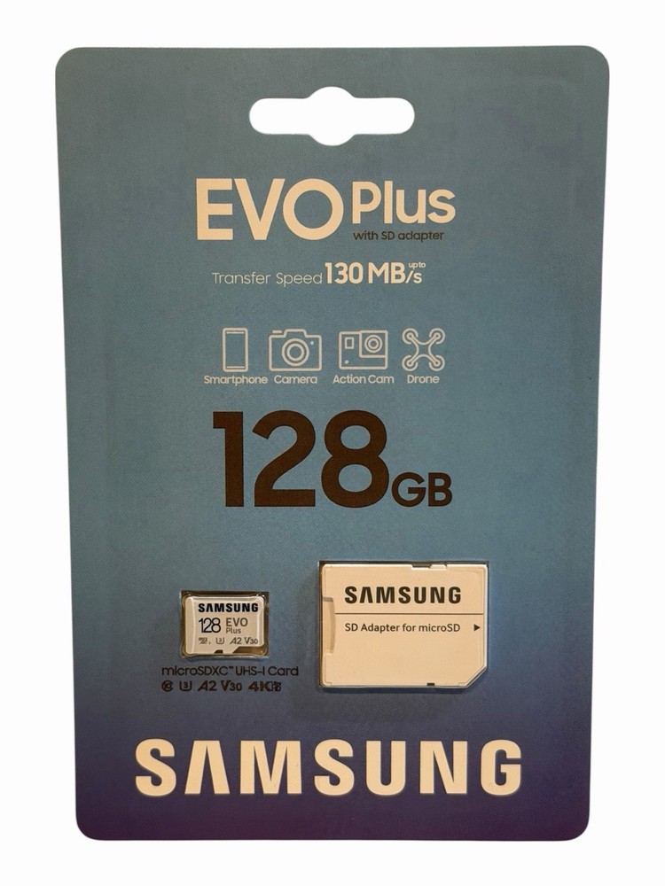 Samsung EVO Plus MicroSD SDXC Memory Card Class 10 memory 128GB 130MB/S