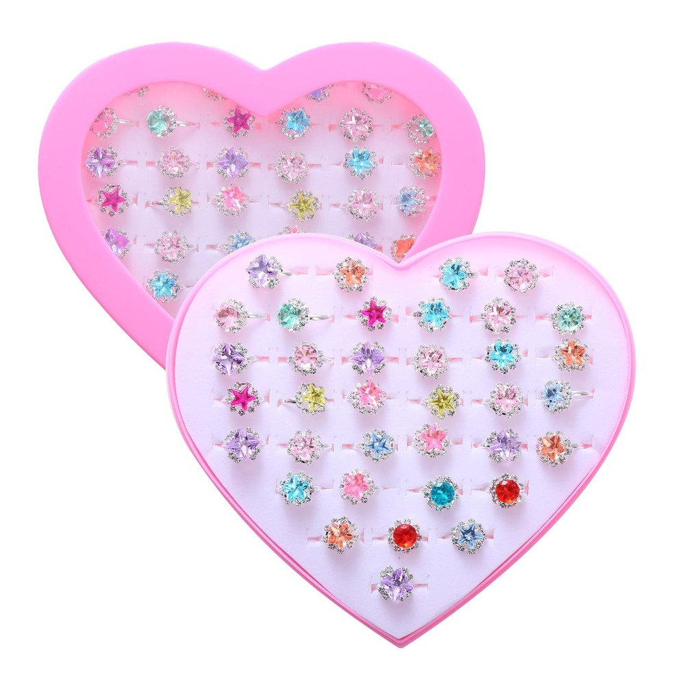 PASEMM 36pcs Little Girl Rhinestone Gem 15.5mm, [Multiple]