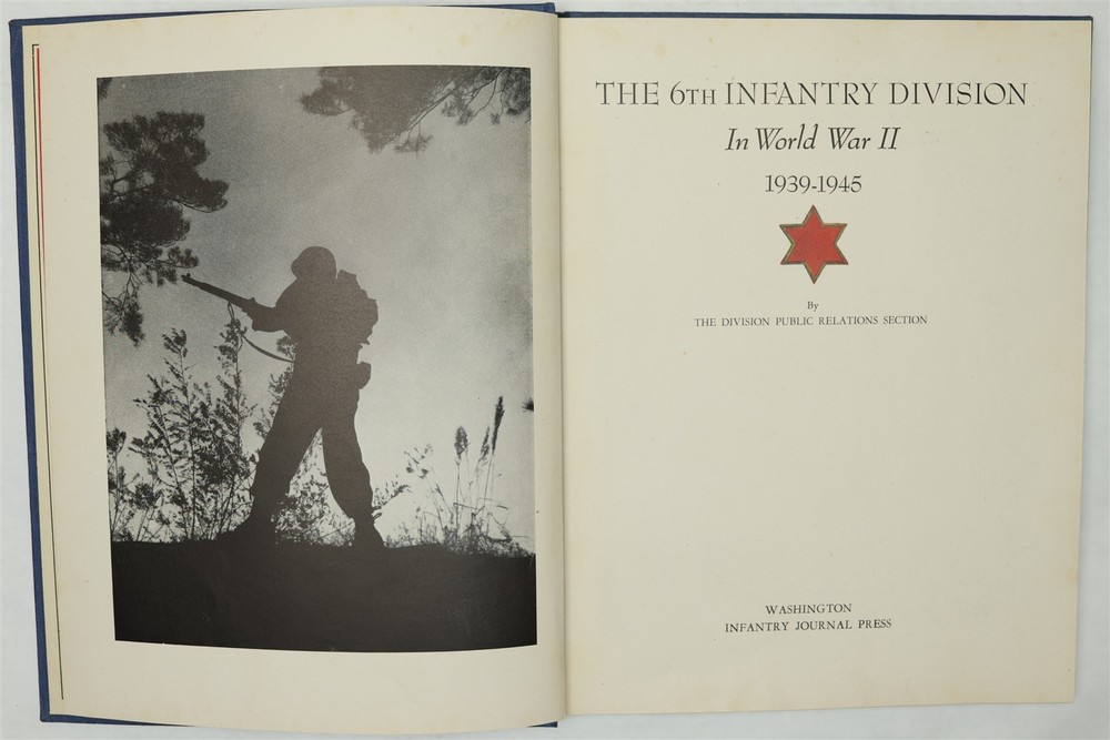 6th Infantry Division WWII Unit History Book