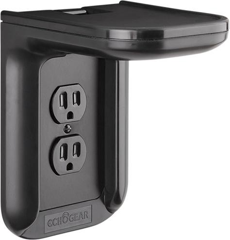Made for Amazon Outlet Shelf, for Echo Pop, Echo Dot, Echo Spot, Eero, Eero 6...