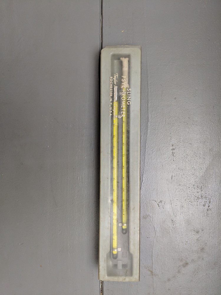 Taylor Instrument Co 1328 9" Sling Psychrometer
