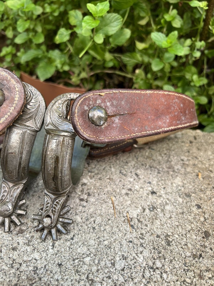 Antique Mexican child spurs