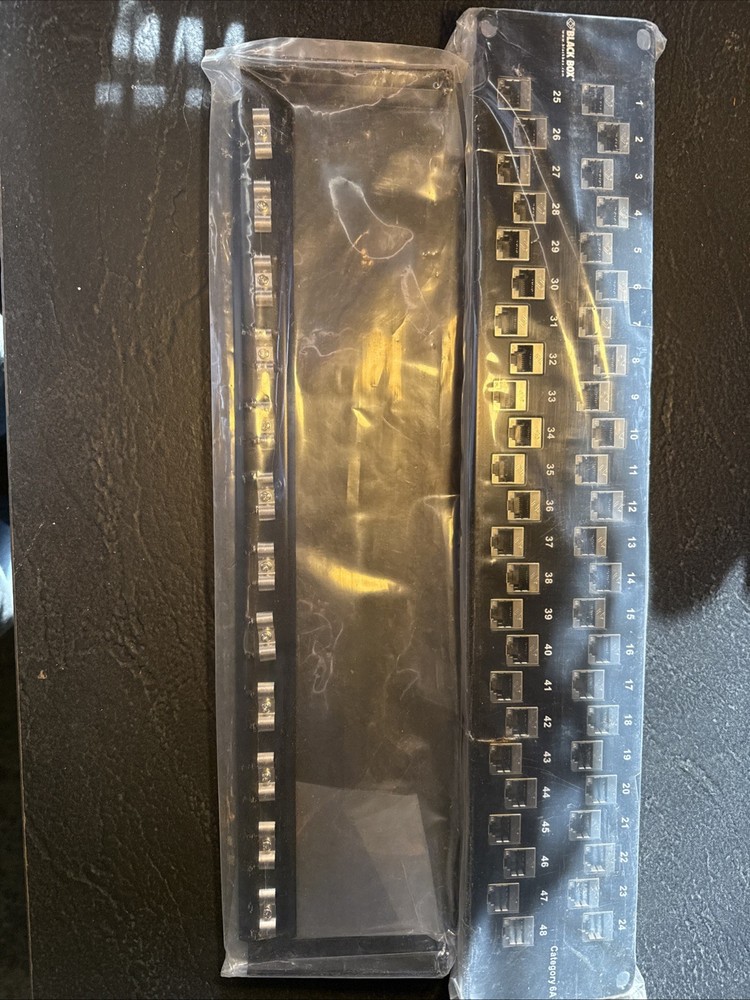 Black Box Category 6A Feed Through Panel Shielded - 48 Port