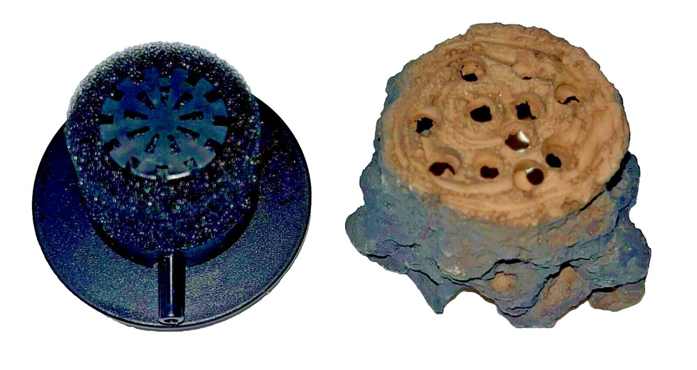 Betta Filter with Bubbling Stump Aquarium Internal Filter Bubbling Ornament