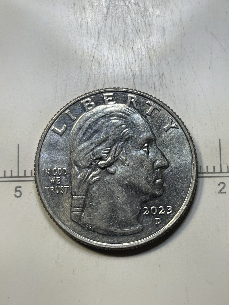 2023 D Edith Kanaka’Ole Quarter with (Cold Sores) Die Chip Errors
