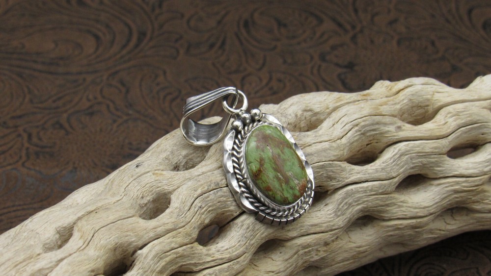 *Green Turquoise Pendant