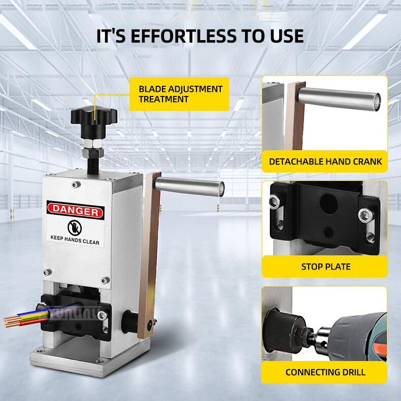 Wire Stripper Manual Wire Stripping Tool Electric Copper Chip Wire Stripper