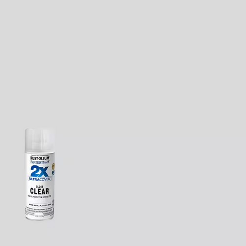 Rust-Oleum 12 oz. Gloss Clear General Purpose Spray Paint - Fast Drying, Durabl