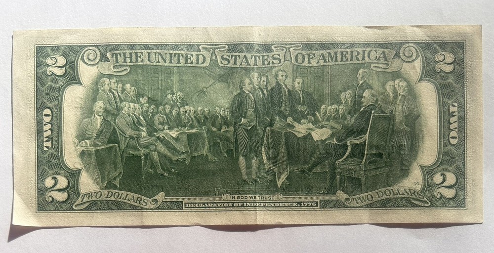 1976 $2 Two Dollar Bill US Note B48954636A