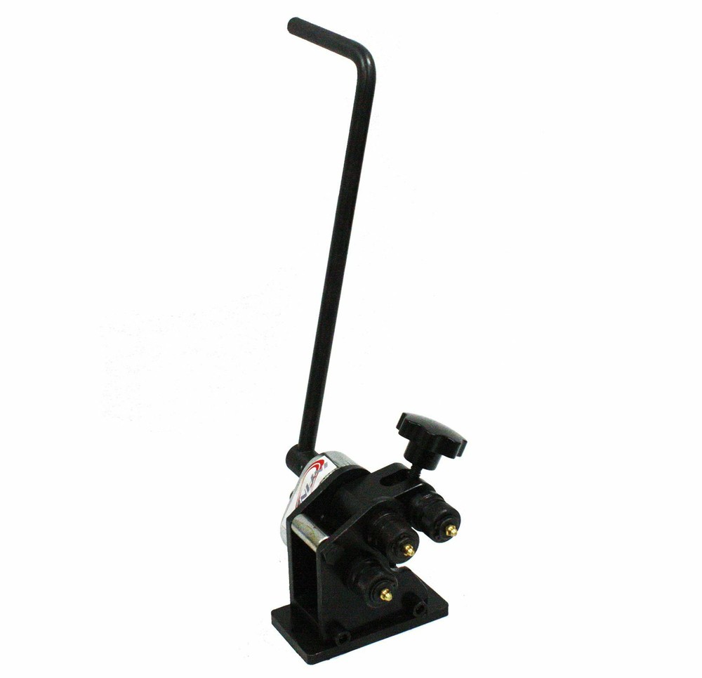 Driven Mini Ring Roller Manual Metal Bar Tube Pipe Flat Bender Machine